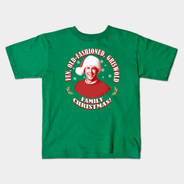 christmas vacation griswold family Kids T-Shirt by OniSide